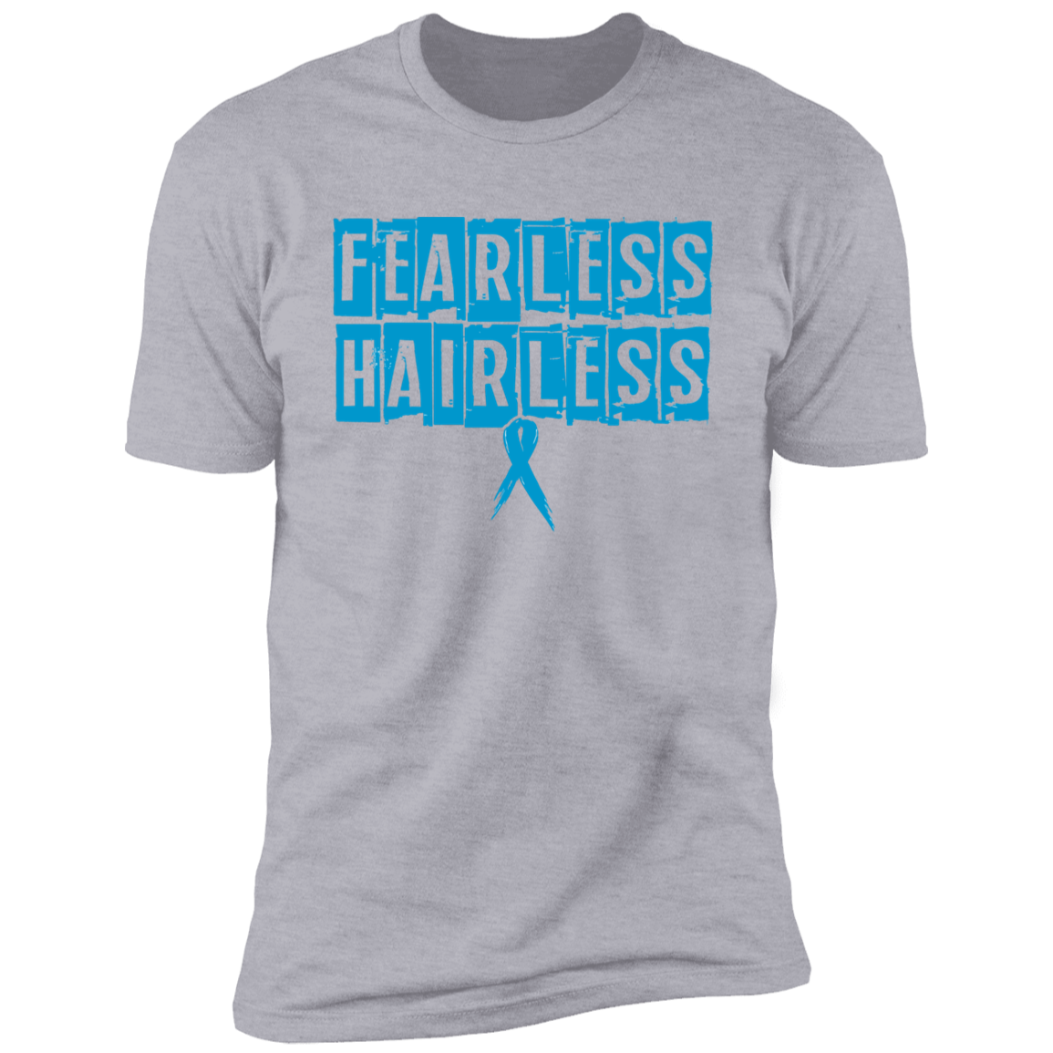 Fearless Hairless Blue T-Shirt