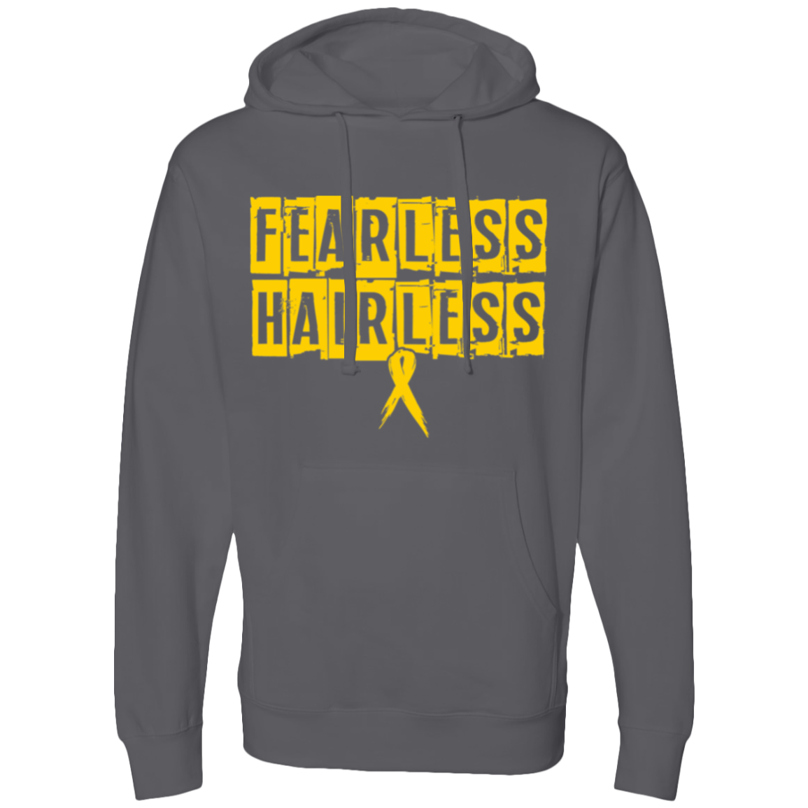 Fearless Hairless Yellow Hooded Sweatshirt