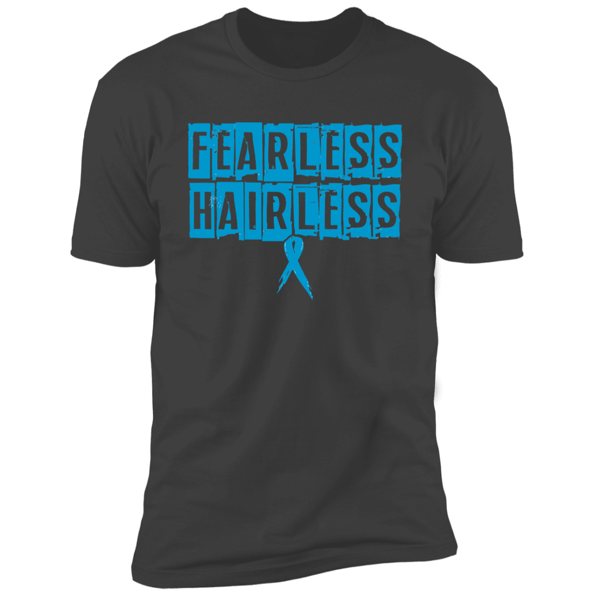 Fearless Hairless Blue T-Shirt