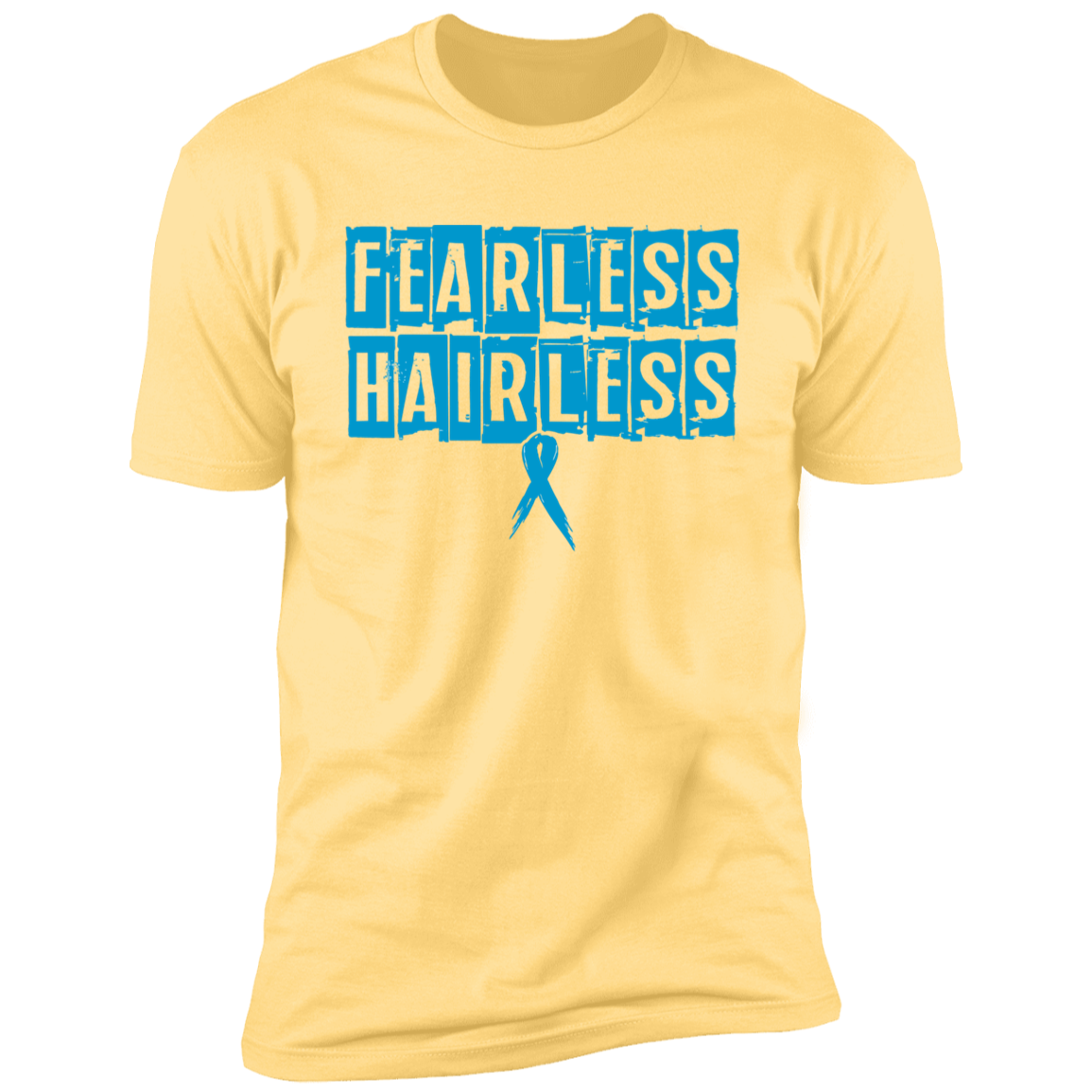 Fearless Hairless Blue T-Shirt