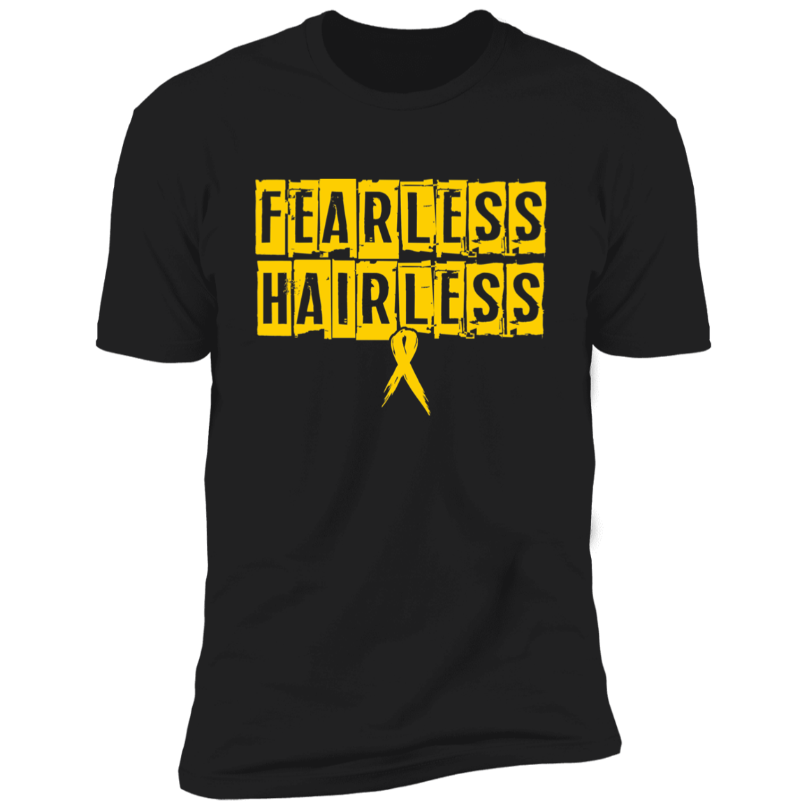 Fearless Hairless Yellow T-Shirt