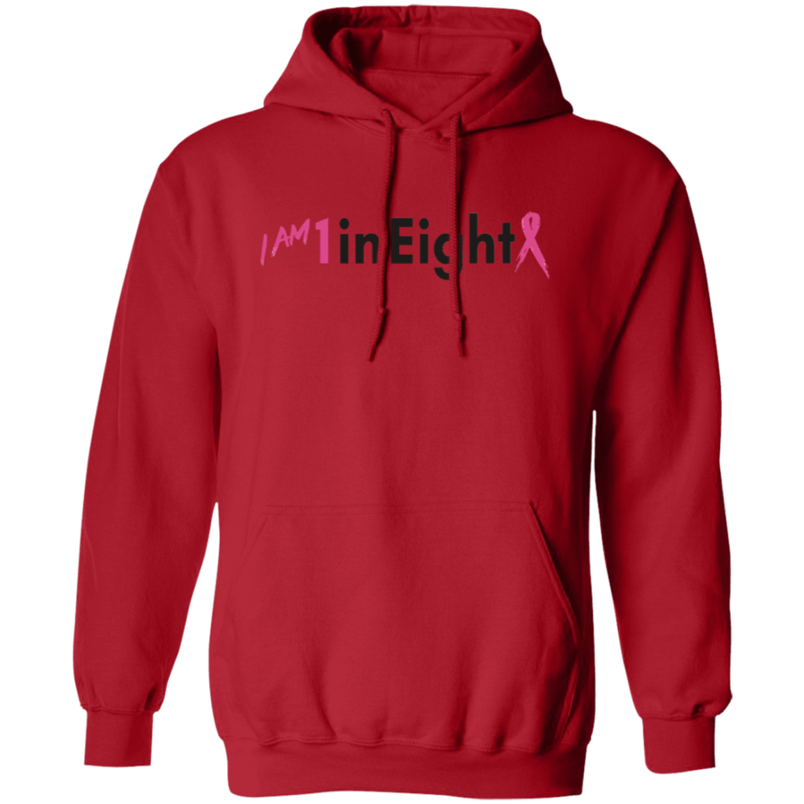 I am 1 in Eight Pink Hooded Sweatshirt