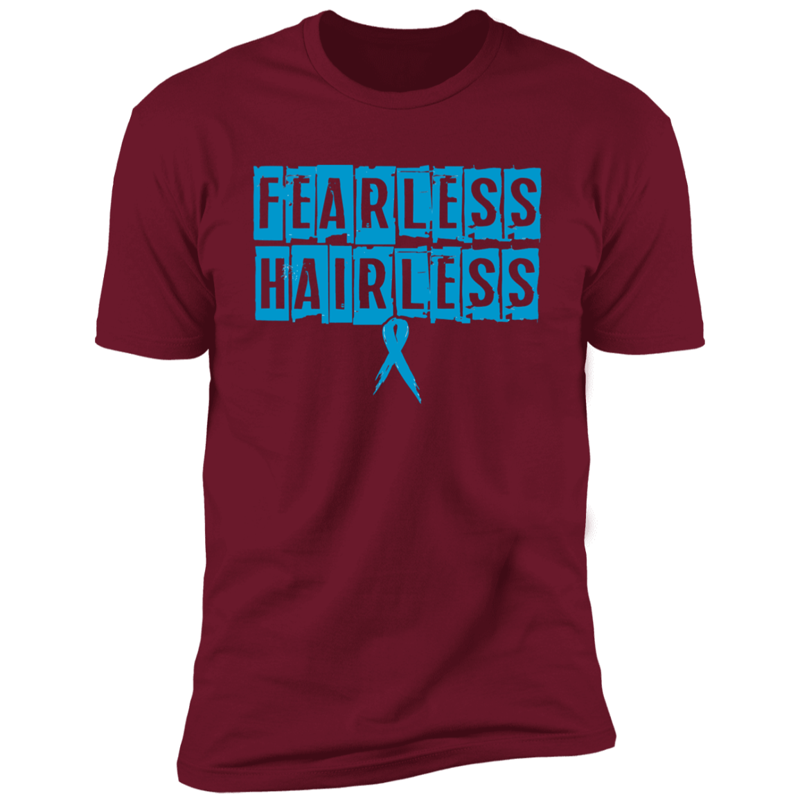 Fearless Hairless Blue T-Shirt