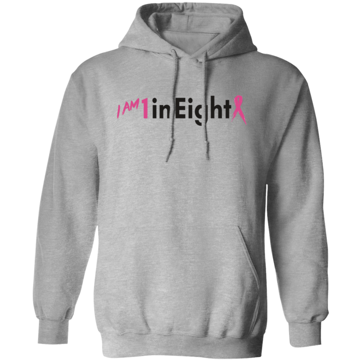 I am 1 in Eight Pink Hooded Sweatshirt