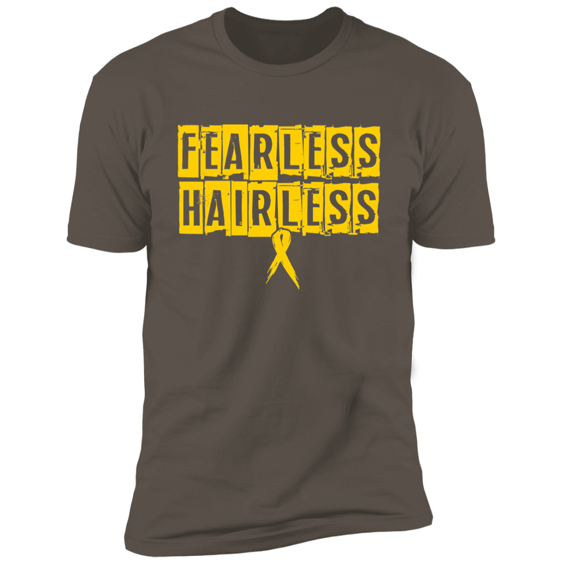 Fearless Hairless Yellow T-Shirt