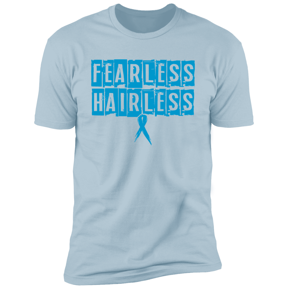 Fearless Hairless Blue T-Shirt