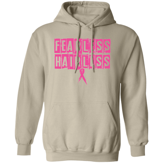 Fearless Hairless Pink Hooded Sweatshirt